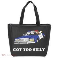 Funny Got Too Silly Goose Couple Cute Tote Bag thumb 0