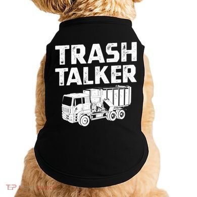 Funny Garbage Truck Trash Talker Recycling Garbage Cool Gift Doggie Tank
