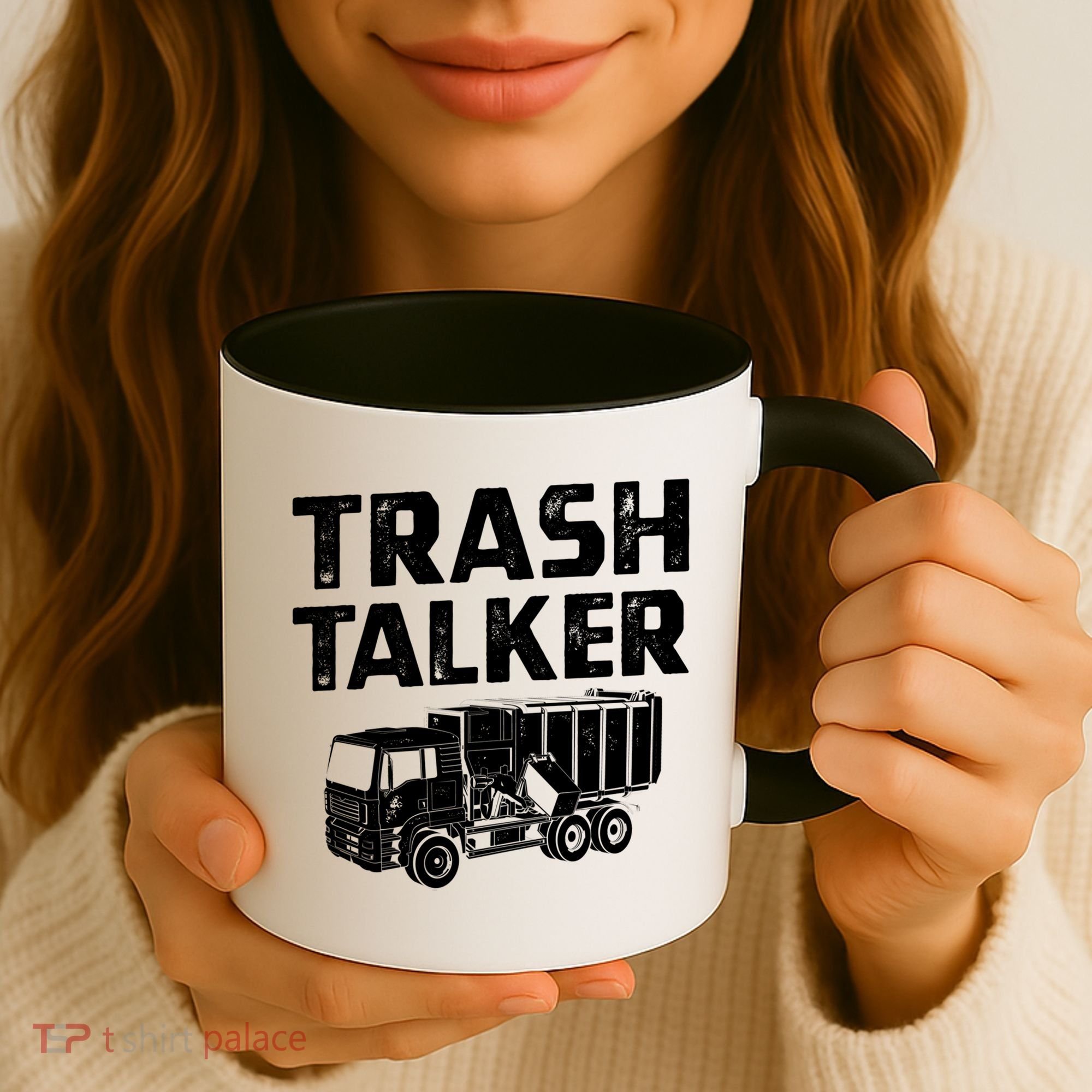 Funny Garbage Truck Trash Talker Recycling Garbage Cool Gift Coffee Mug