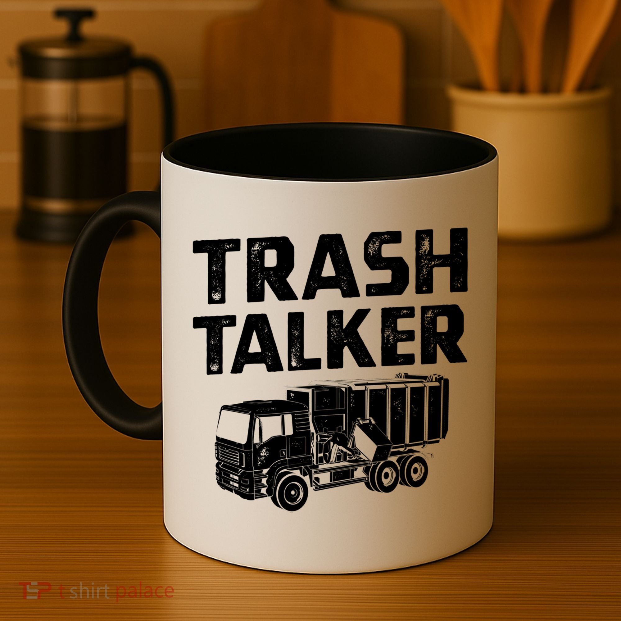 Funny Garbage Truck Trash Talker Recycling Garbage Cool Gift Coffee Mug