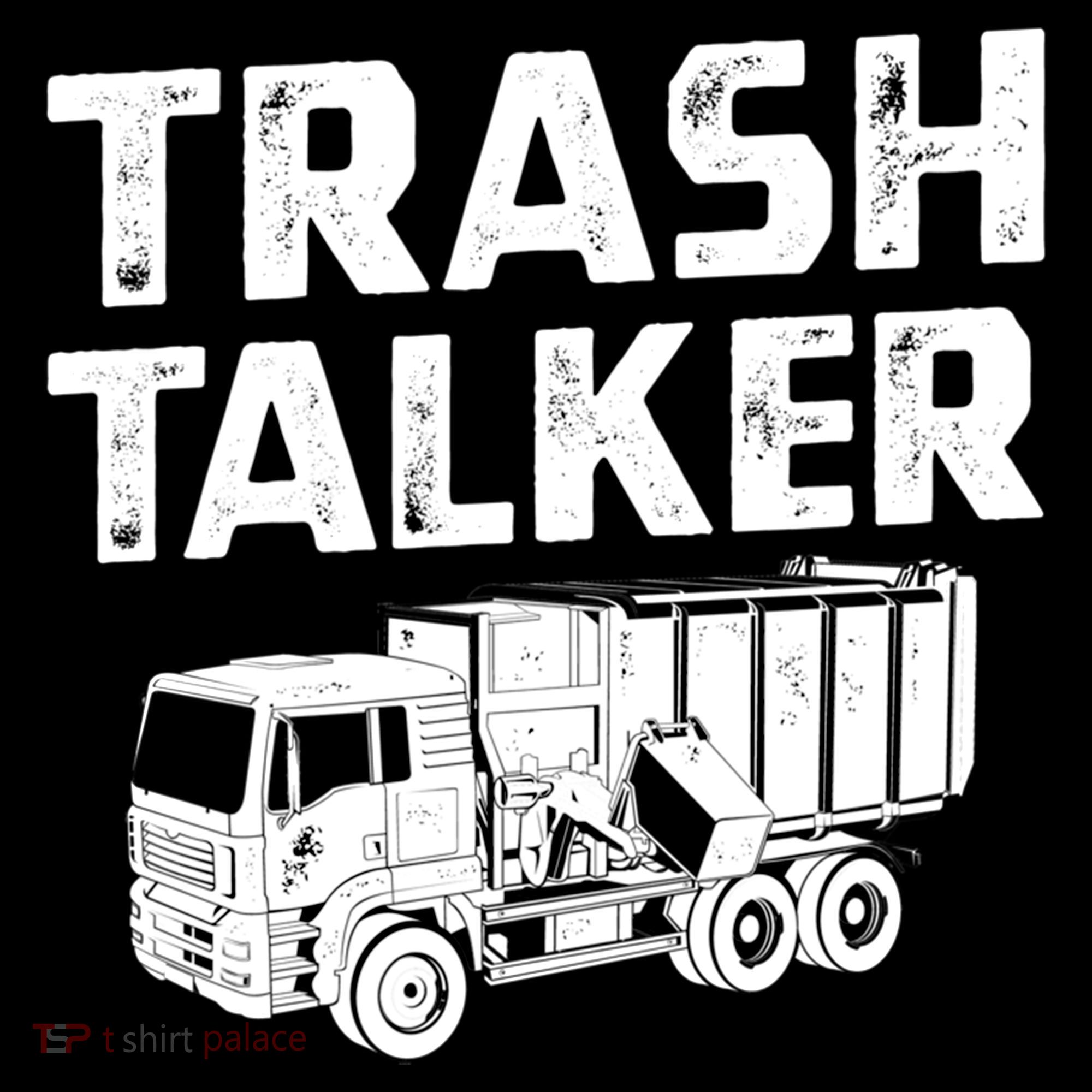Funny Garbage Truck Trash Talker Recycling Garbage Cool Gift Women's Hoodie