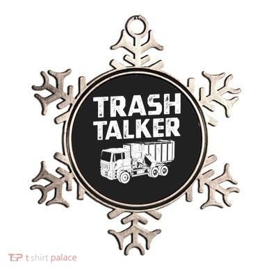 Funny Garbage Truck Trash Talker Recycling Garbage Cool Gift Ornament