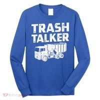 Funny Garbage Truck Trash Talker Recycling Garbage Cool Gift Long Sleeve Shirt thumb 0