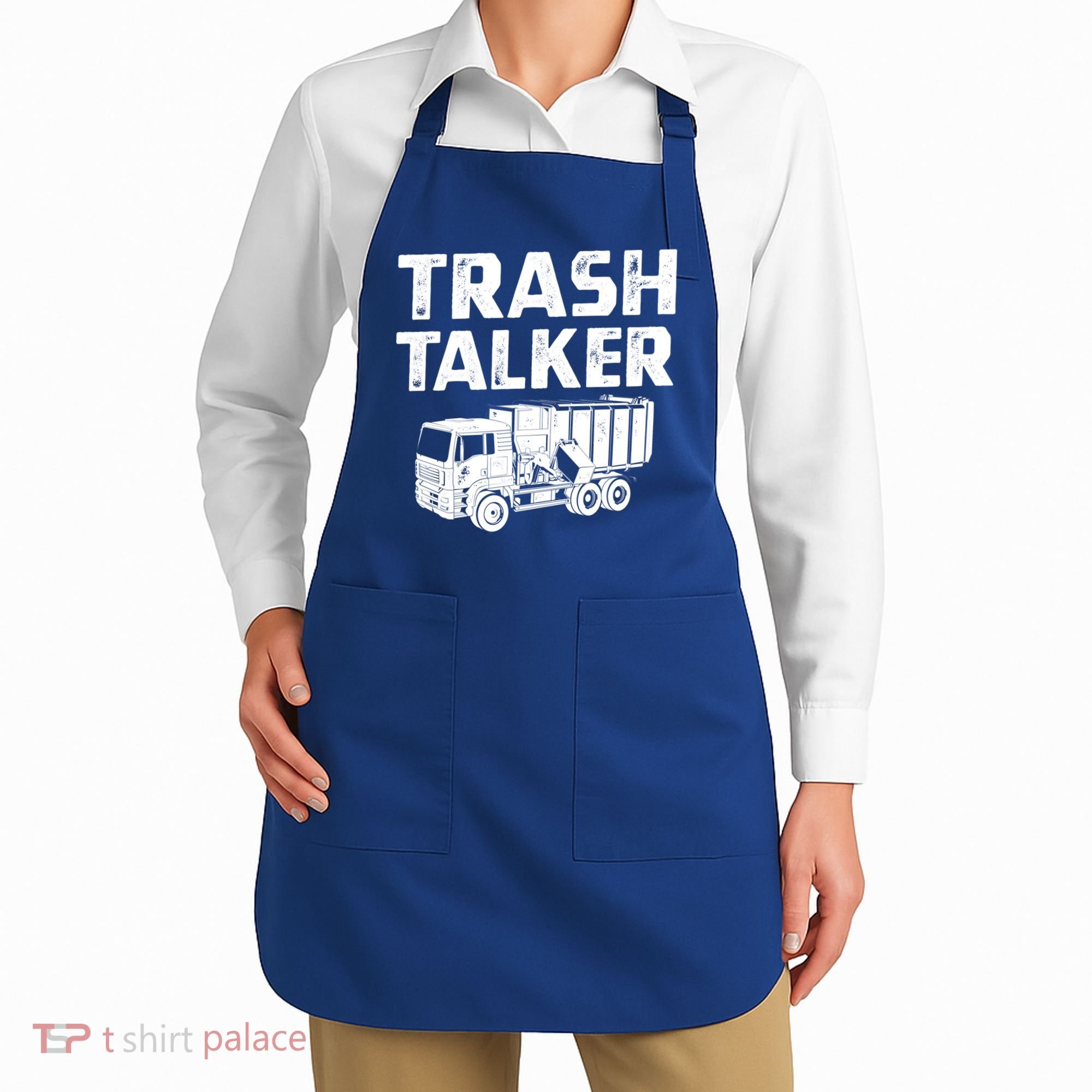Funny Garbage Truck Trash Talker Recycling Garbage Cool Gift Apron