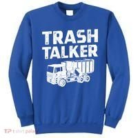 Funny Garbage Truck Trash Talker Recycling Garbage Cool Gift Sweatshirt thumb 0