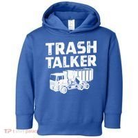 Funny Garbage Truck Trash Talker Recycling Garbage Cool Gift Toddler Hoodie thumb 0