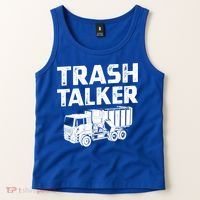 Funny Garbage Truck Trash Talker Recycling Garbage Cool Gift Tank Top thumb 2