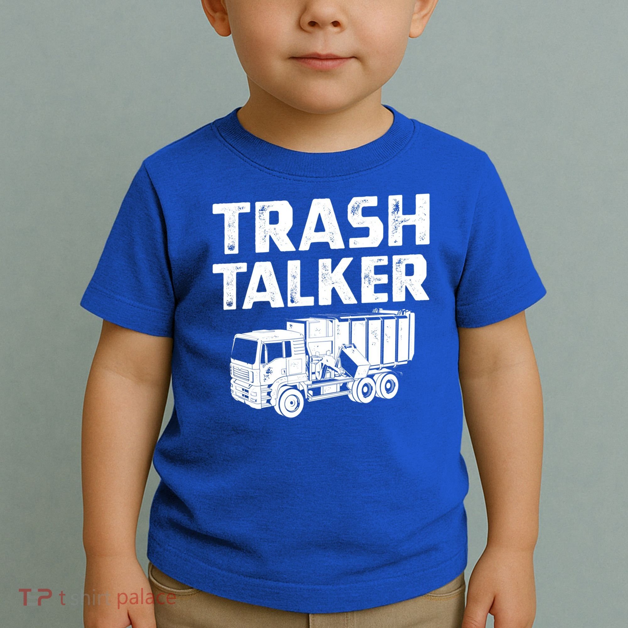 Funny Garbage Truck Trash Talker Recycling Garbage Cool Gift Toddler T-Shirt