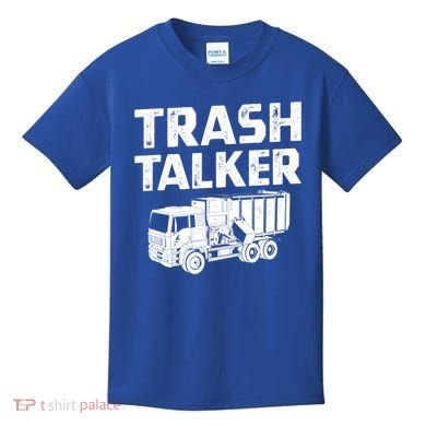 Funny Garbage Truck Trash Talker Recycling Garbage Cool Gift Kids T-Shirt
