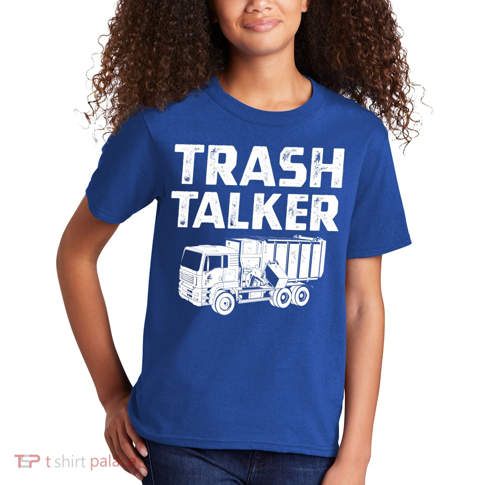 Funny Garbage Truck Trash Talker Recycling Garbage Cool Gift Kids T-Shirt