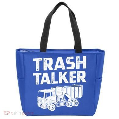 Funny Garbage Truck Trash Talker Recycling Garbage Cool Gift Tote Bag