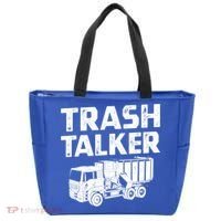 Funny Garbage Truck Trash Talker Recycling Garbage Cool Gift Tote Bag thumb 0