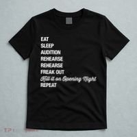 Funny Gift Theater Geek Gift Musical Life Eat Sleep Theatre Gift T-Shirt thumb 5