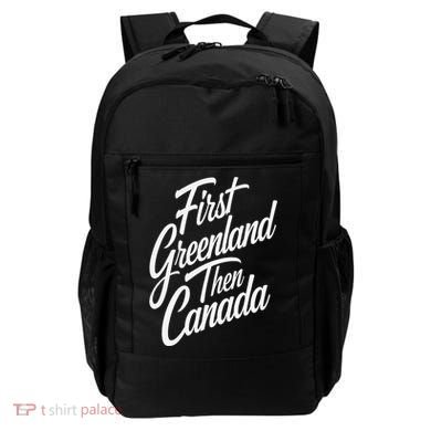 First Greenland Than Canada Us Map Trump Backpack