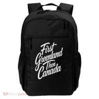 First Greenland Than Canada Us Map Trump Backpack thumb 0