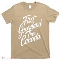 First Greenland Than Canada Us Map Trump T-Shirt thumb 0