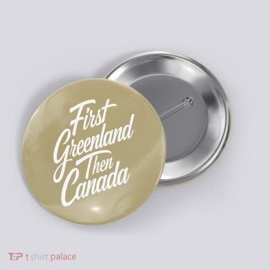 First Greenland Than Canada Us Map Trump Button