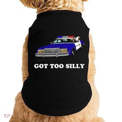 Funny Got Too Silly Goose Doggie Tank