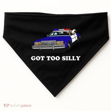 Funny Got Too Silly Goose USA-Made Doggie Bandana