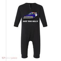 Funny Got Too Silly Goose Infant Fleece One Piece thumb 0