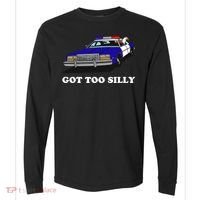 Funny Got Too Silly Goose Comfort Colors Heavyweight Long Sleeve T-Shirt thumb 0
