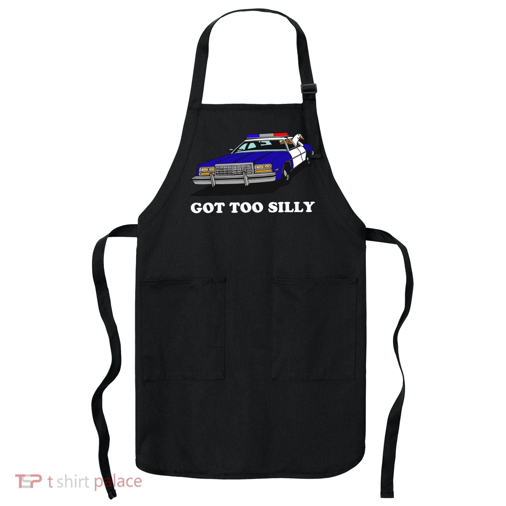 Funny Got Too Silly Goose Apron