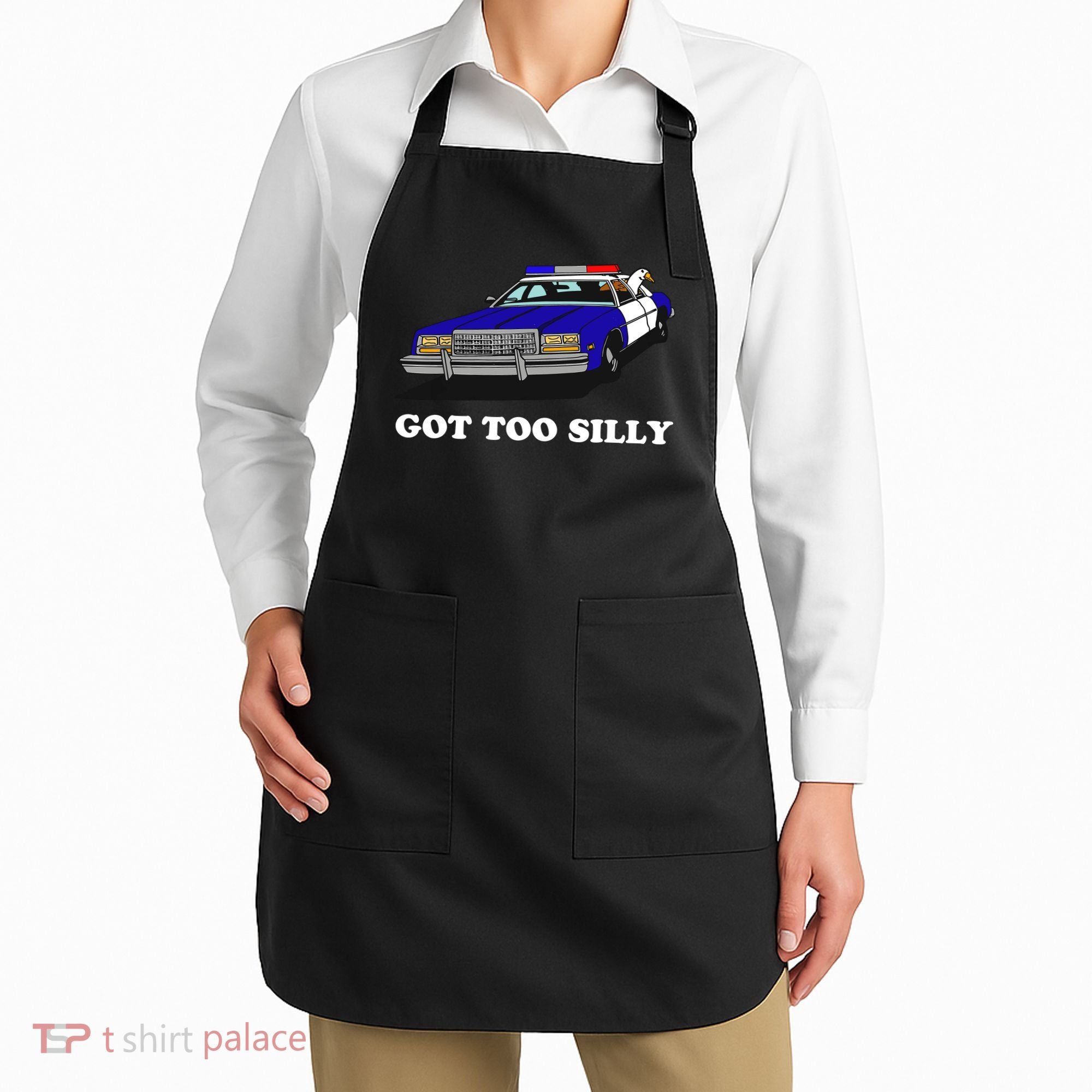 Funny Got Too Silly Goose Apron