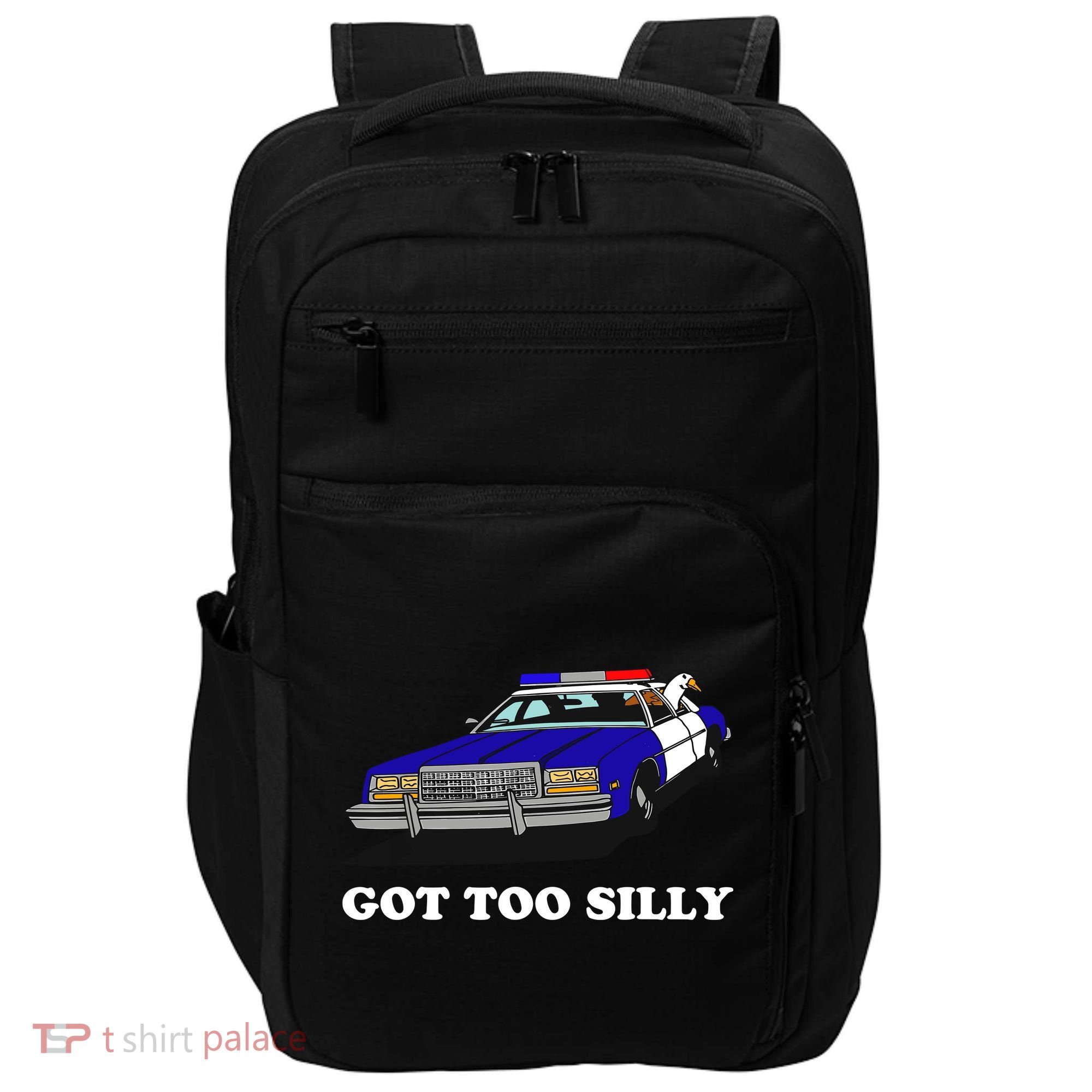Funny Got Too Silly Goose Impact Tech Backpack