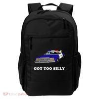 Funny Got Too Silly Goose Backpack thumb 0