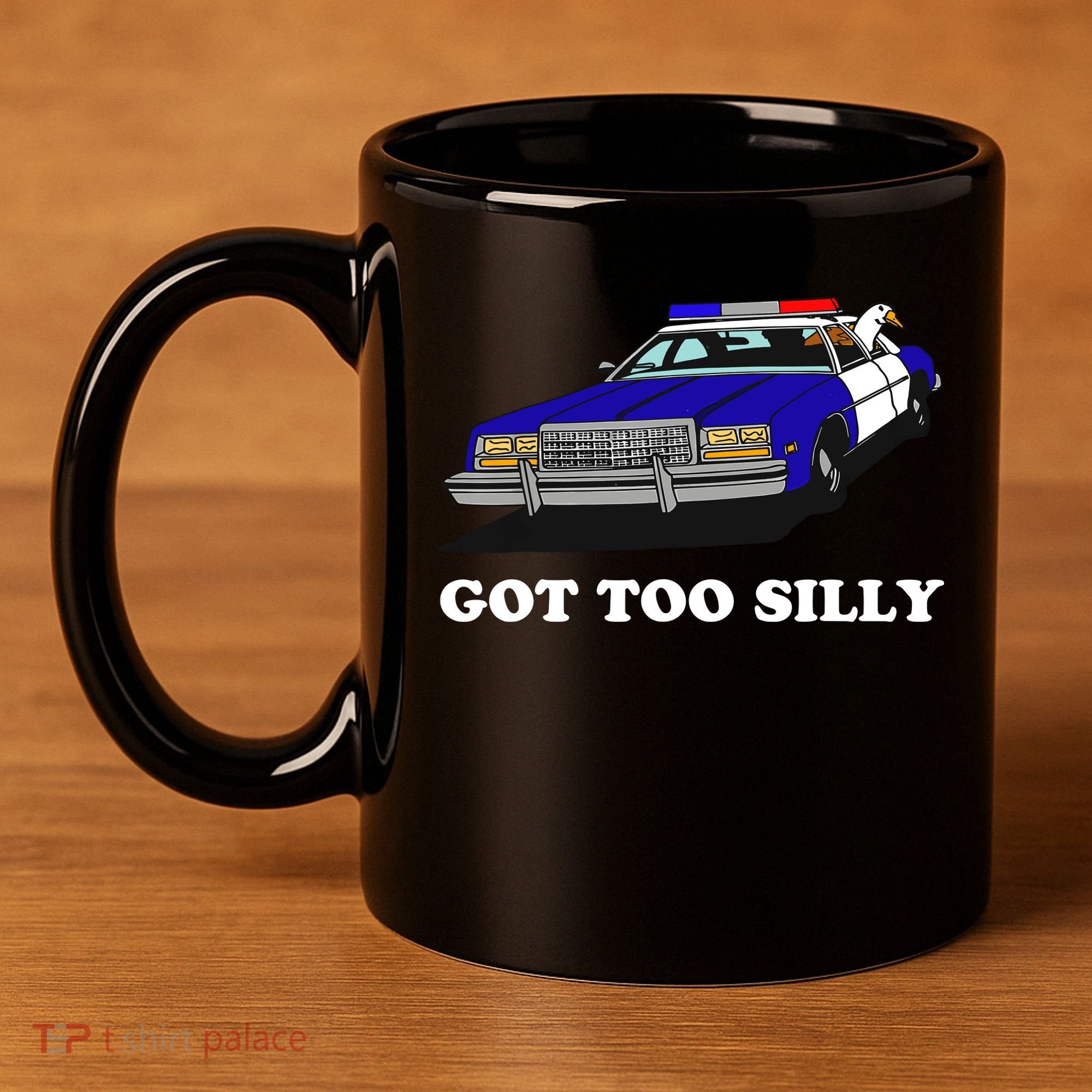 Funny Got Too Silly Goose 11oz C Handle Ceramic Mug