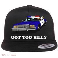 Funny Got Too Silly Goose Flat Bill Trucker Hat thumb 0