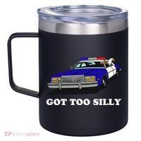 Funny Got Too Silly Goose 12oz Stainless Steel Coffee Mug thumb 2