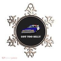 Funny Got Too Silly Goose Ornament thumb 0
