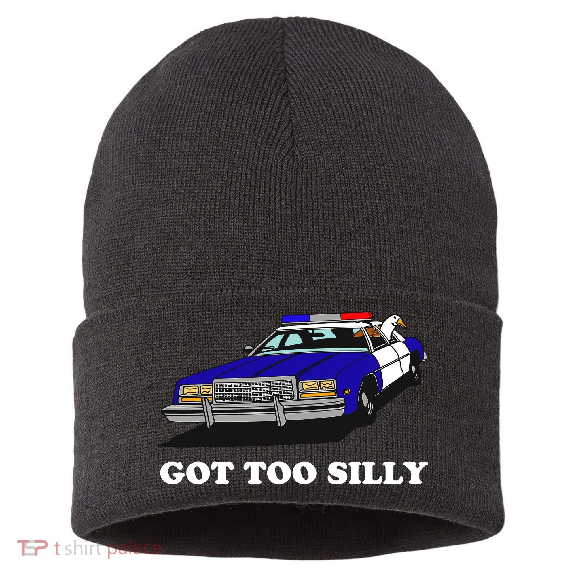 Funny Got Too Silly Goose Sustainable Knit Beanie