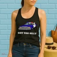 Funny Got Too Silly Goose Women's Tank Top thumb 2
