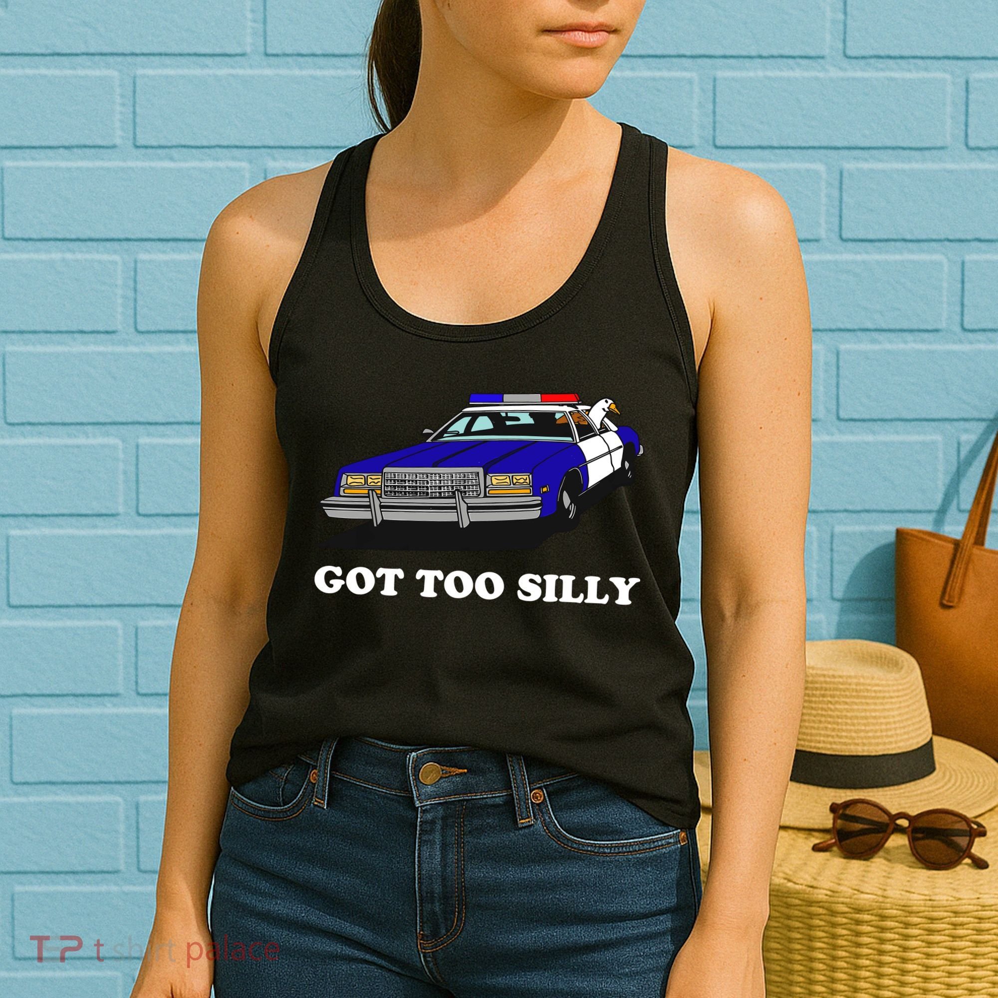 Funny Got Too Silly Goose Women's Tank Top