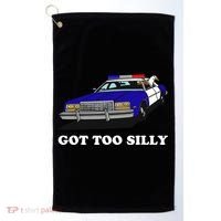 Funny Got Too Silly Goose Golf Towel thumb 0