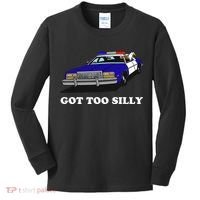 Funny Got Too Silly Goose Kids Long Sleeve Shirt thumb 0