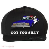 Funny Got Too Silly Goose Wool Snapback Cap thumb 0