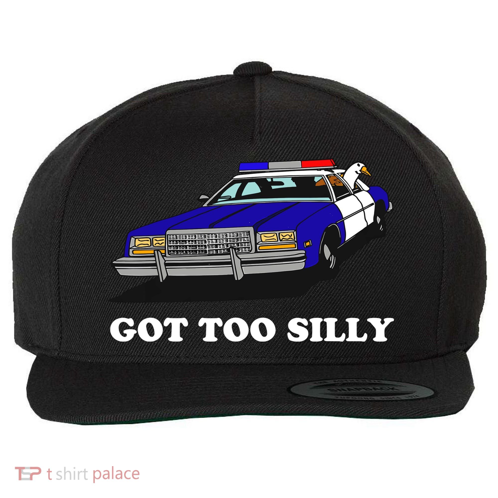 Funny Got Too Silly Goose Wool Snapback Cap