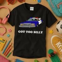 Funny Got Too Silly Goose Kids T-Shirt thumb 3