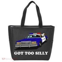 Funny Got Too Silly Goose Tote Bag thumb 0
