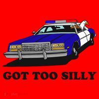 Funny Got Too Silly Goose Santa Hat thumb 1