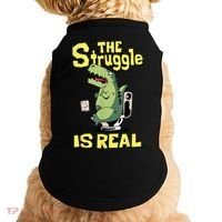 Funny Gift The Struggle Is Real Trex Gift Short Arm T Rex Funny Doggie Tank thumb 0