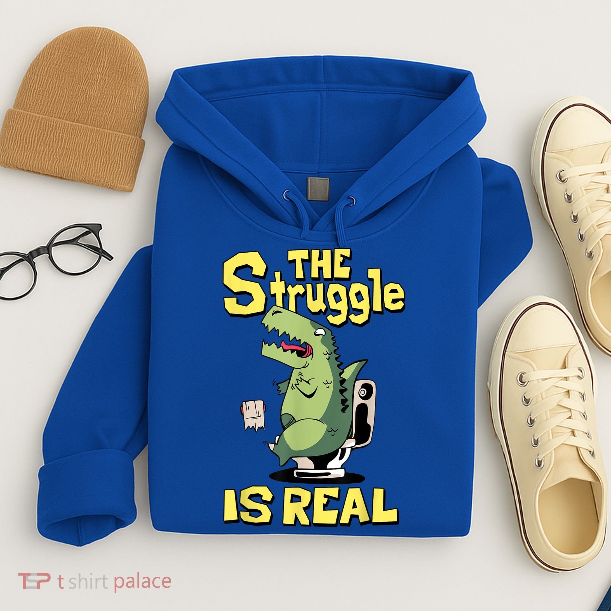 Funny Gift The Struggle Is Real Trex Gift Short Arm T Rex Funny Hoodie