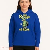 Funny Gift The Struggle Is Real Trex Gift Short Arm T Rex Funny Hoodie thumb 5
