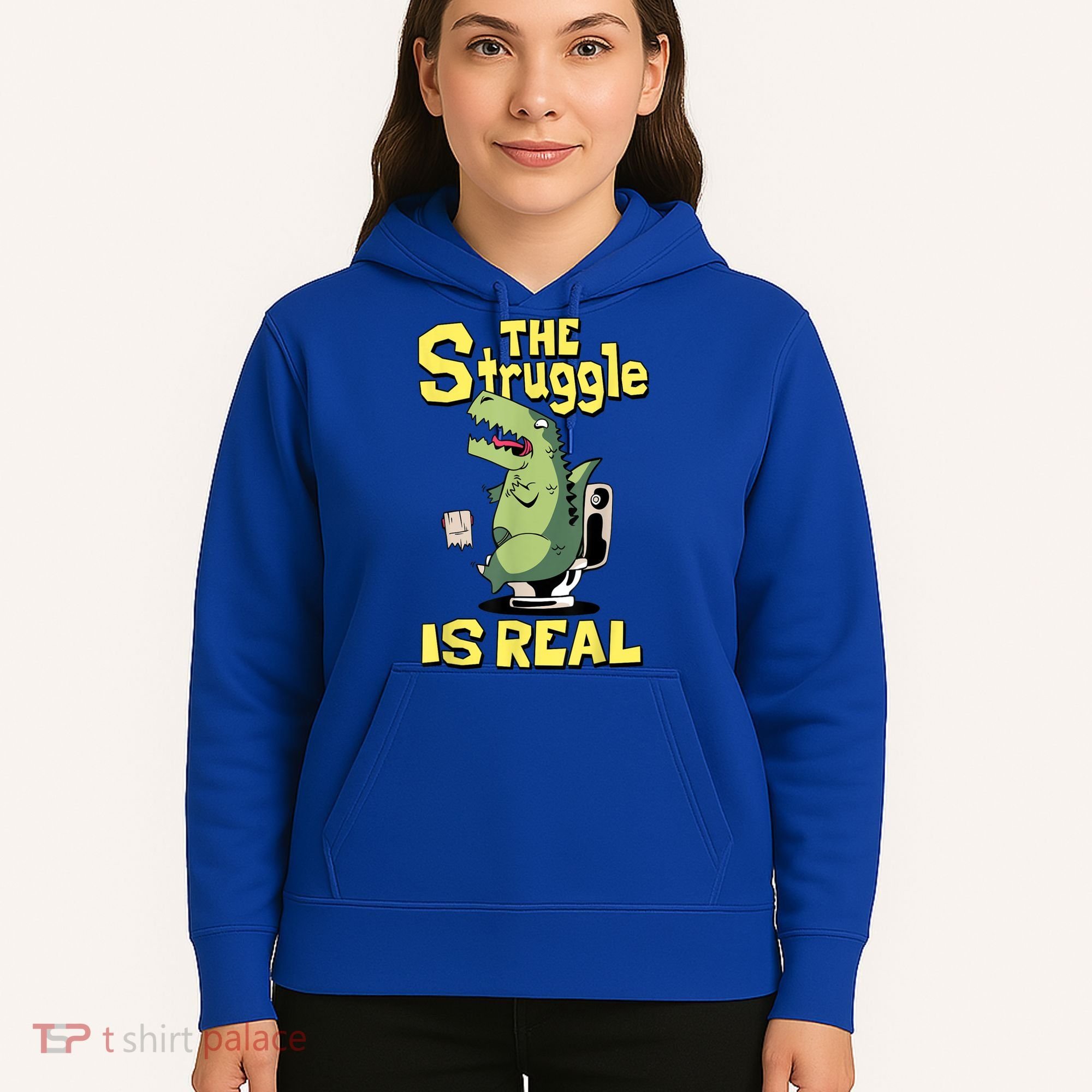 Funny Gift The Struggle Is Real Trex Gift Short Arm T Rex Funny Hoodie