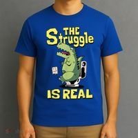 Funny Gift The Struggle Is Real Trex Gift Short Arm T Rex Funny T-Shirt thumb 3