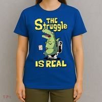 Funny Gift The Struggle Is Real Trex Gift Short Arm T Rex Funny T-Shirt thumb 4
