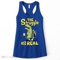 Funny Gift The Struggle Is Real Trex Gift Short Arm T Rex Funny Women's Tank Top thumb 0